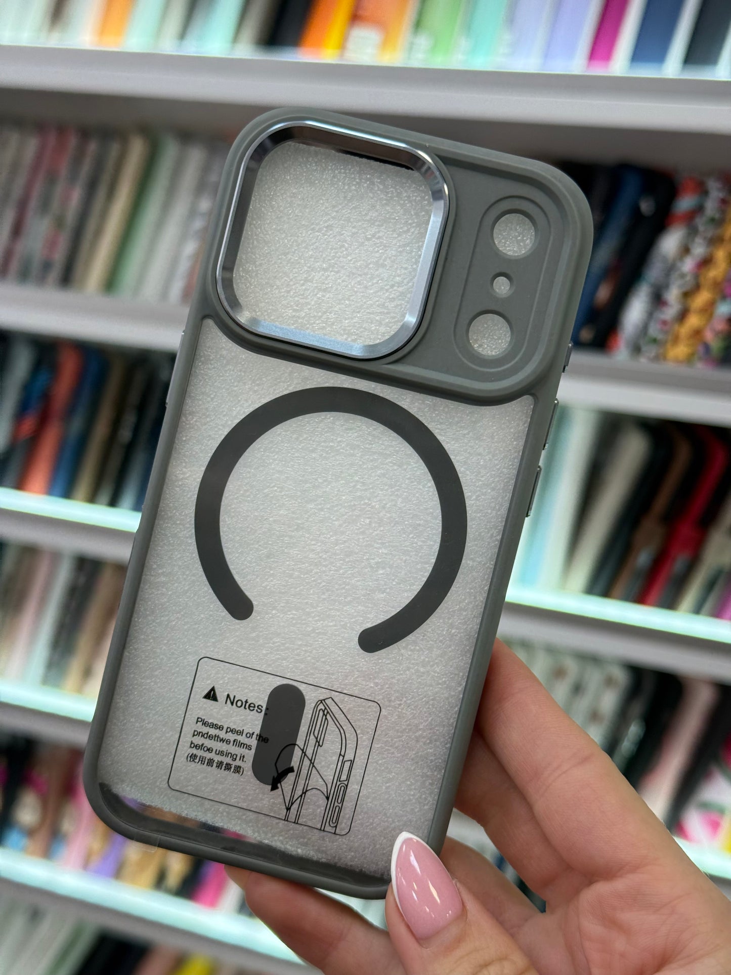 MagSafe Clear Gray Кейс