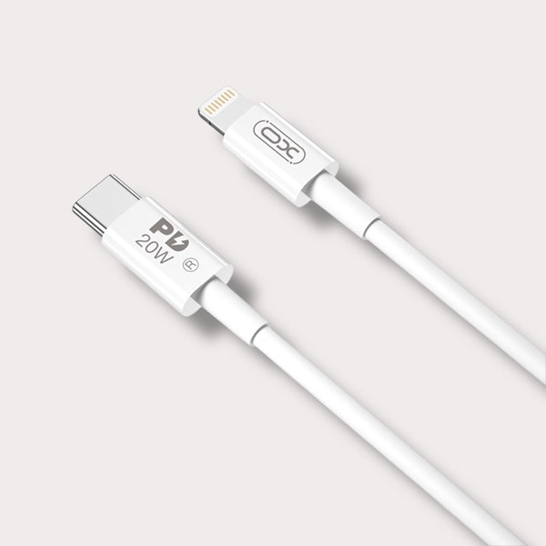XO Кабел Type-C - Lightning, 1м, 20W