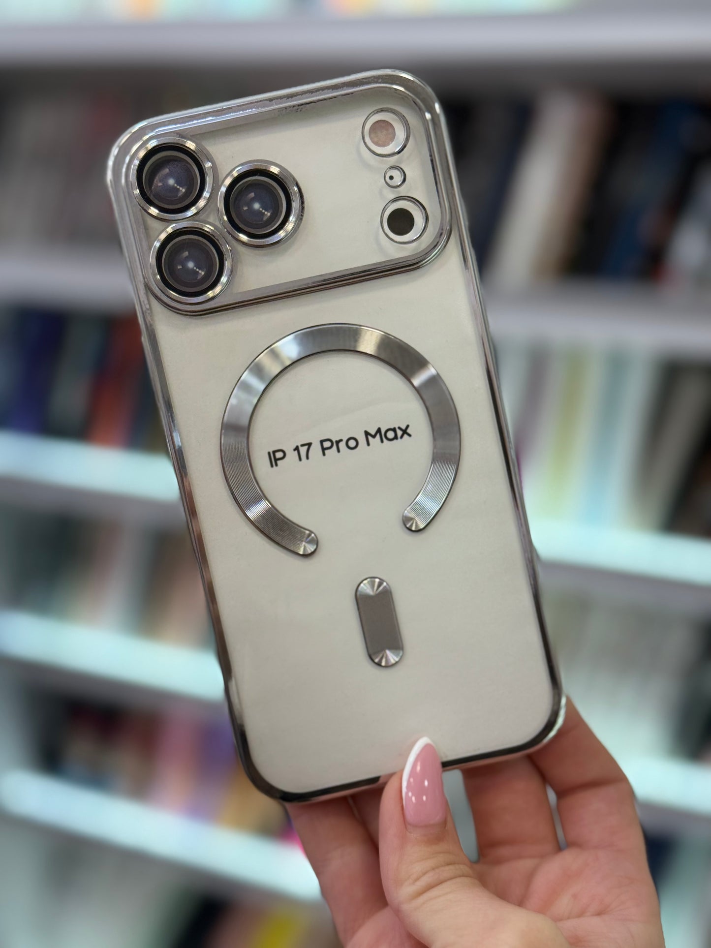 MagSafe Clear Silver Кейс