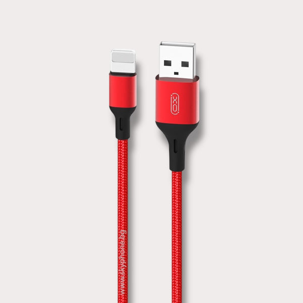 XO Кабел USB-A - Lightning, 1м, 2A