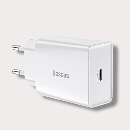 Адаптер BASEUS 220V 20W, USB-C, Speed Mini