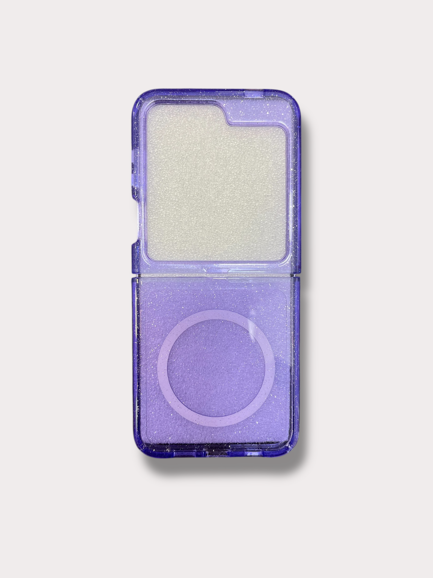 Clear Purple MagSafe Кейс