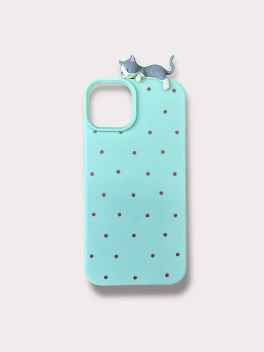 Lazy Kitty Dots Кейс
