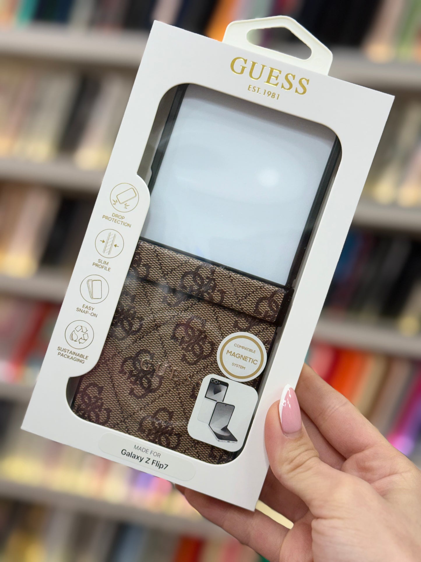 Guess 4G logo Кейс - Z Flip 7