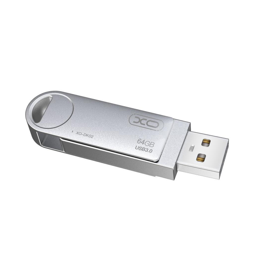 Флашка XO-DK02 Rotating 64GB USB 3.0