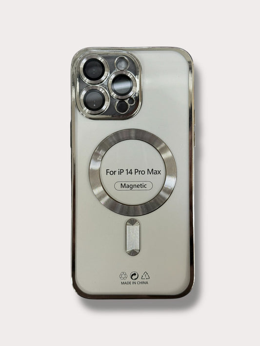 MagSafe Clear Silver Кейс