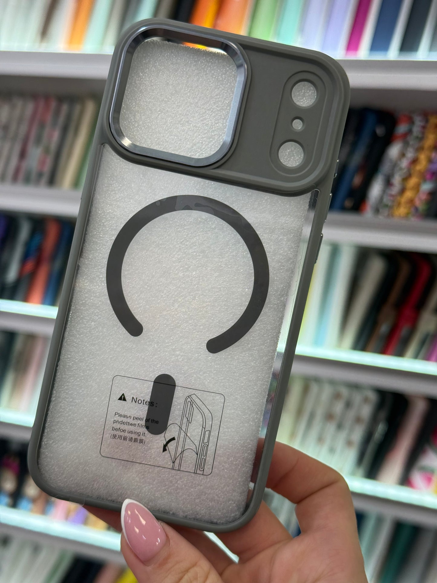 MagSafe Clear Gray Кейс