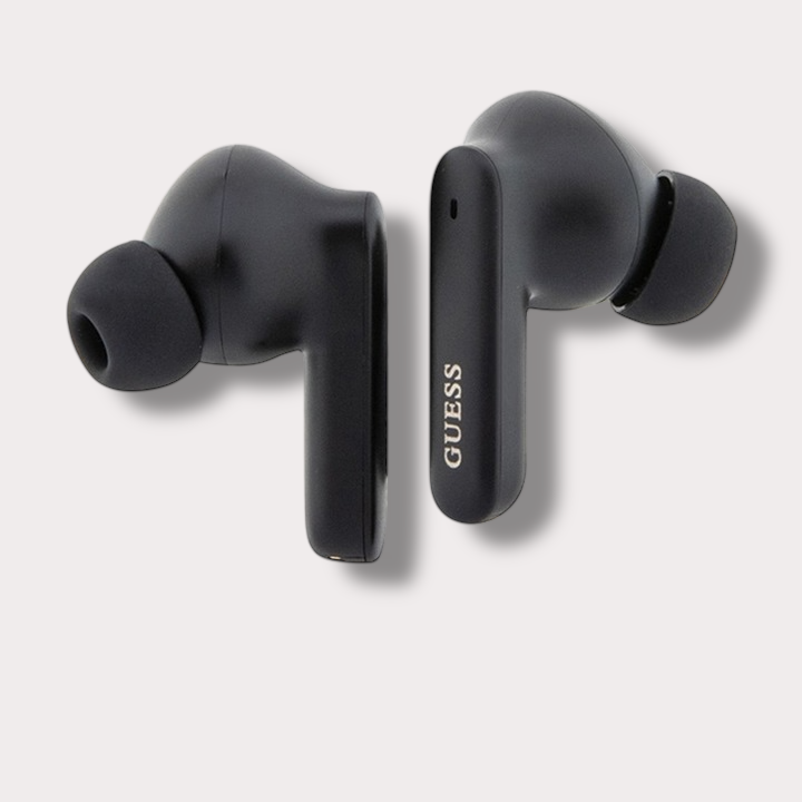 Безжични слушалки Guess, True Wireless, Classic EST BT5.3 Black