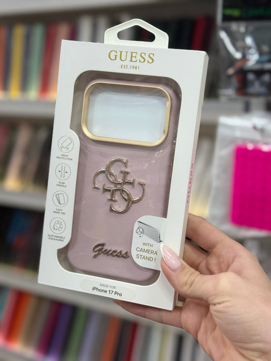 Guess Pink 4G Logo Кейс