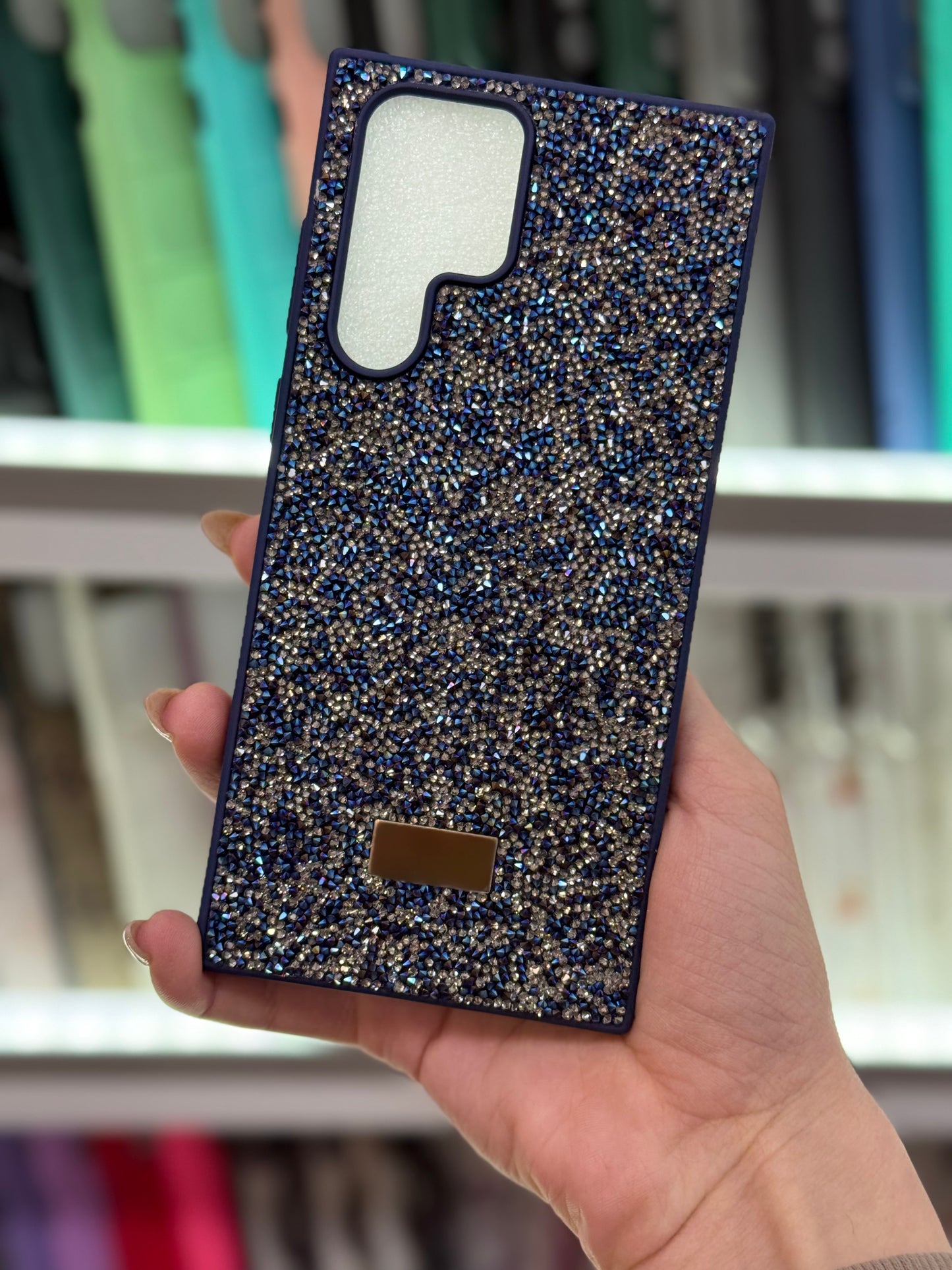 Blue Glitter Кейс
