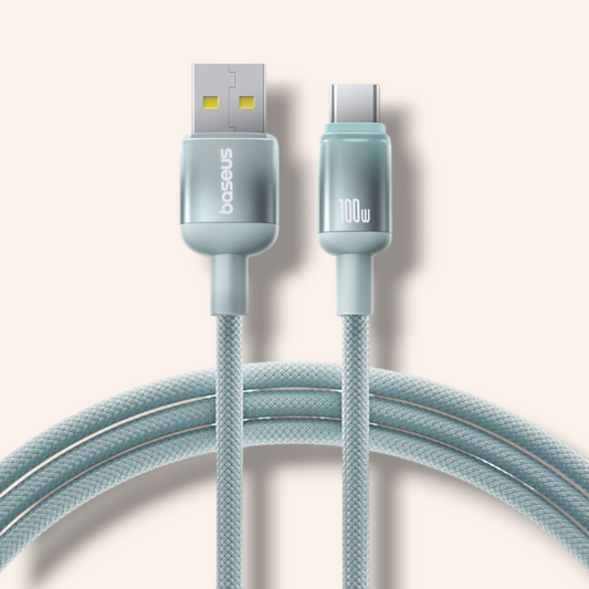 BASEUS Кабел USB-A - Type-C, 1м, 100W