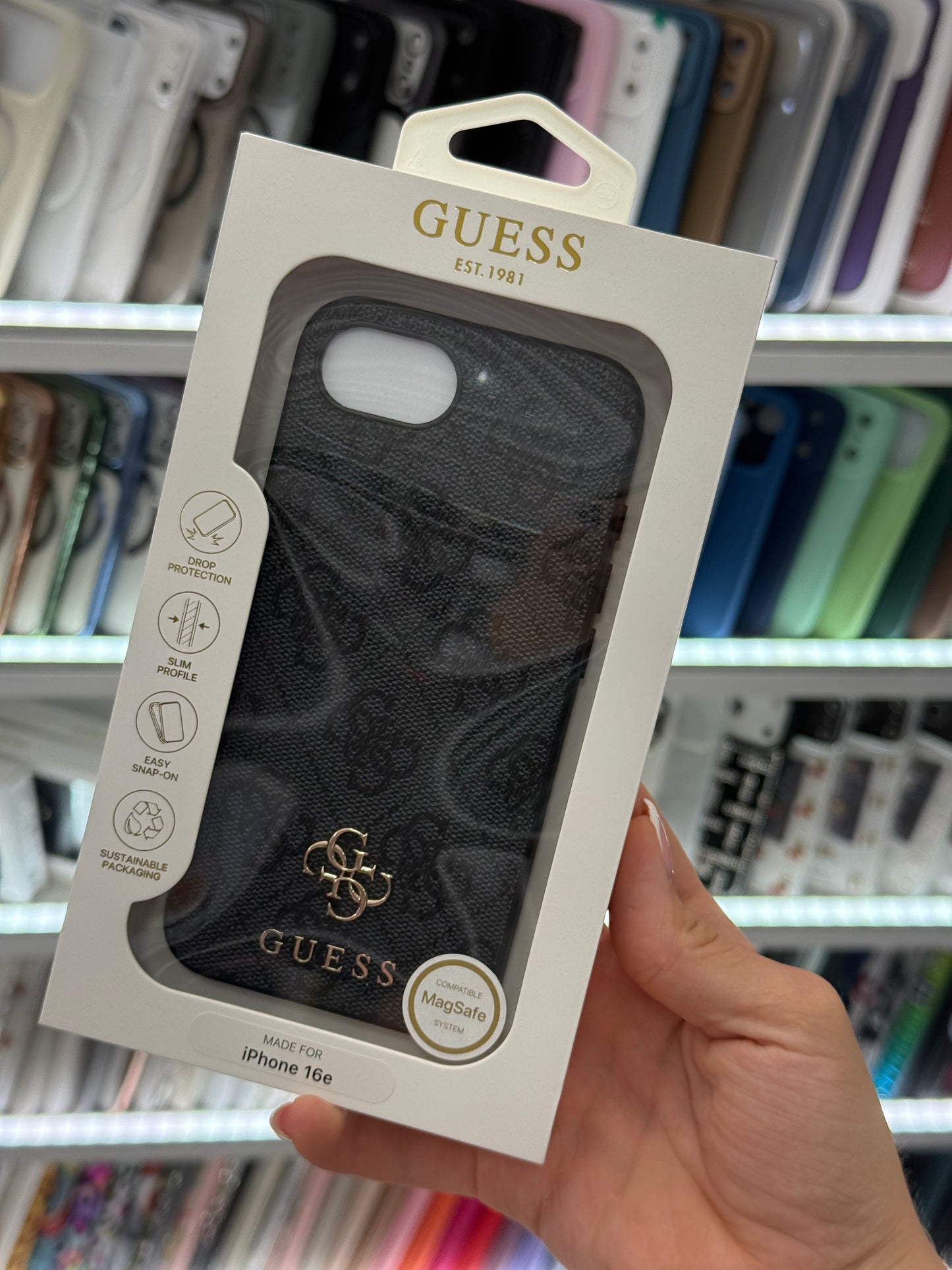 Guess 4G logo Кейс - iPhone 16e