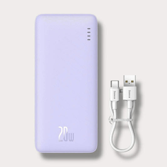 BASEUS Power Bank 20000 mAh 20W, A + C Airpow /лилав/