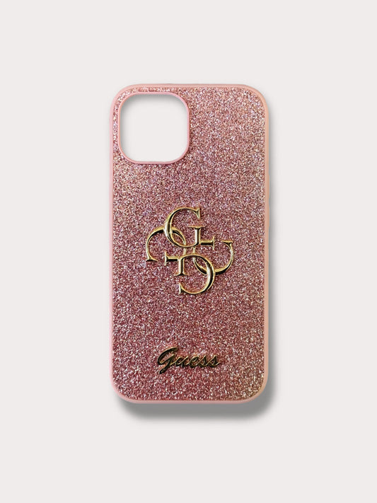 Guess Pink Glitter Кейс