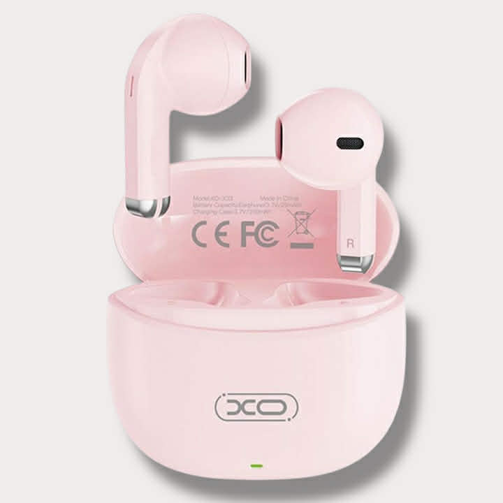 Безжични слушалки, XO-X33 Mini Jade Crystals - Розов