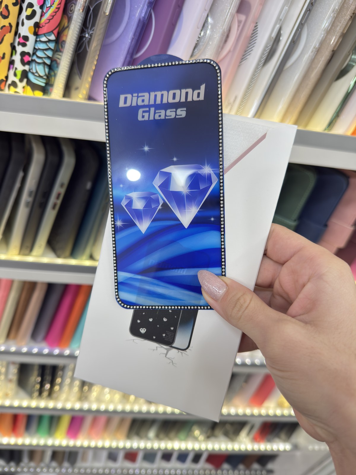 Стъклен Протектор с Диаманти Diamond Beautiful - iPhone 13 Pro Max