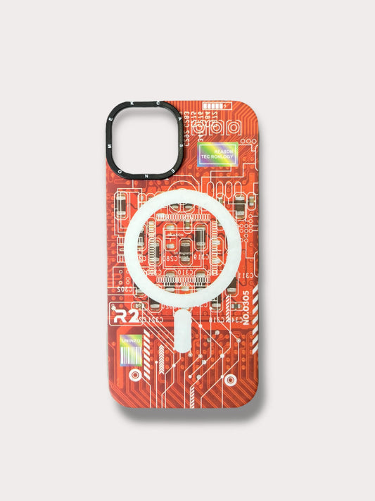 Orange Color MagSafe Кейс
