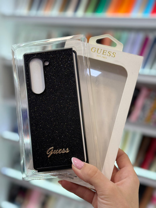 Guess Black Logo Кейс - Z Fold 6