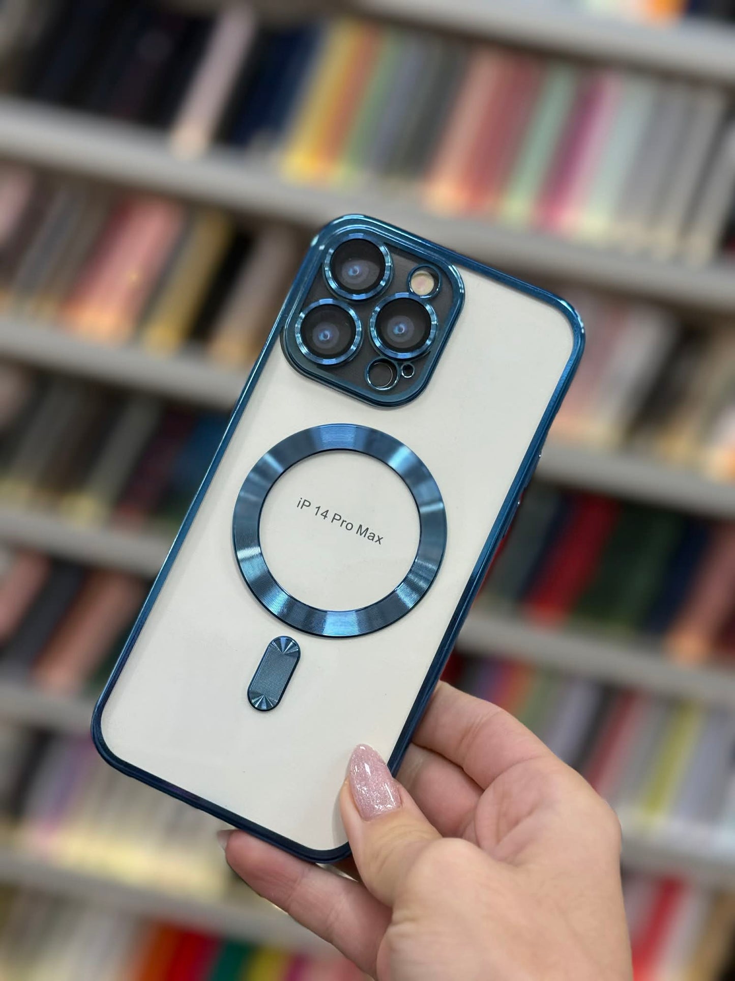 MagSafe Clear Blue Кейс