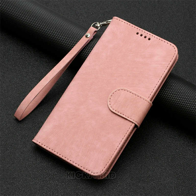 Кожен калъф тип тефтер - Pink