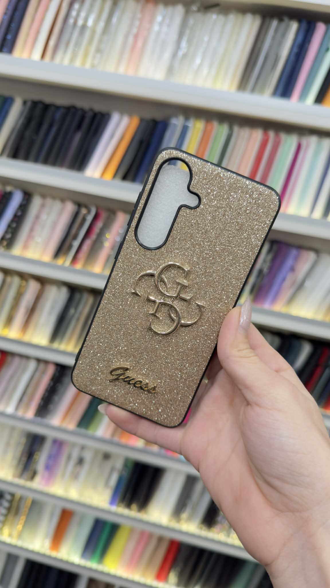 Guess Gold Logo Кейс