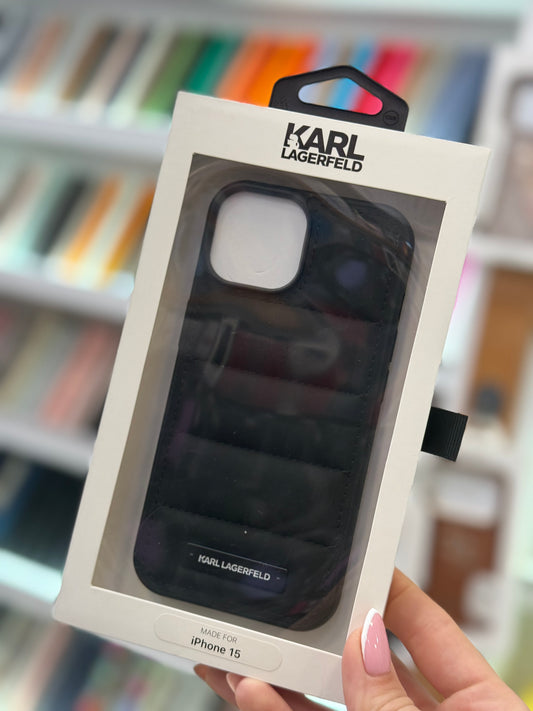 Karl Lagerfeld Leather Кейс - iPhone 15