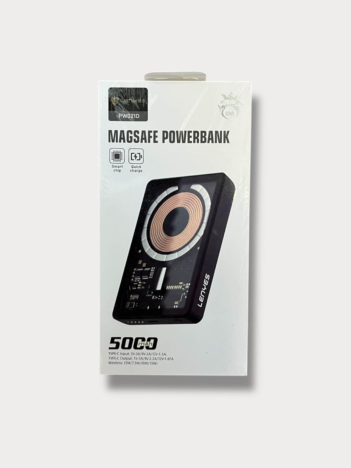 Безжична външна батерия 5000mAh, магнитен Apple MagSafe