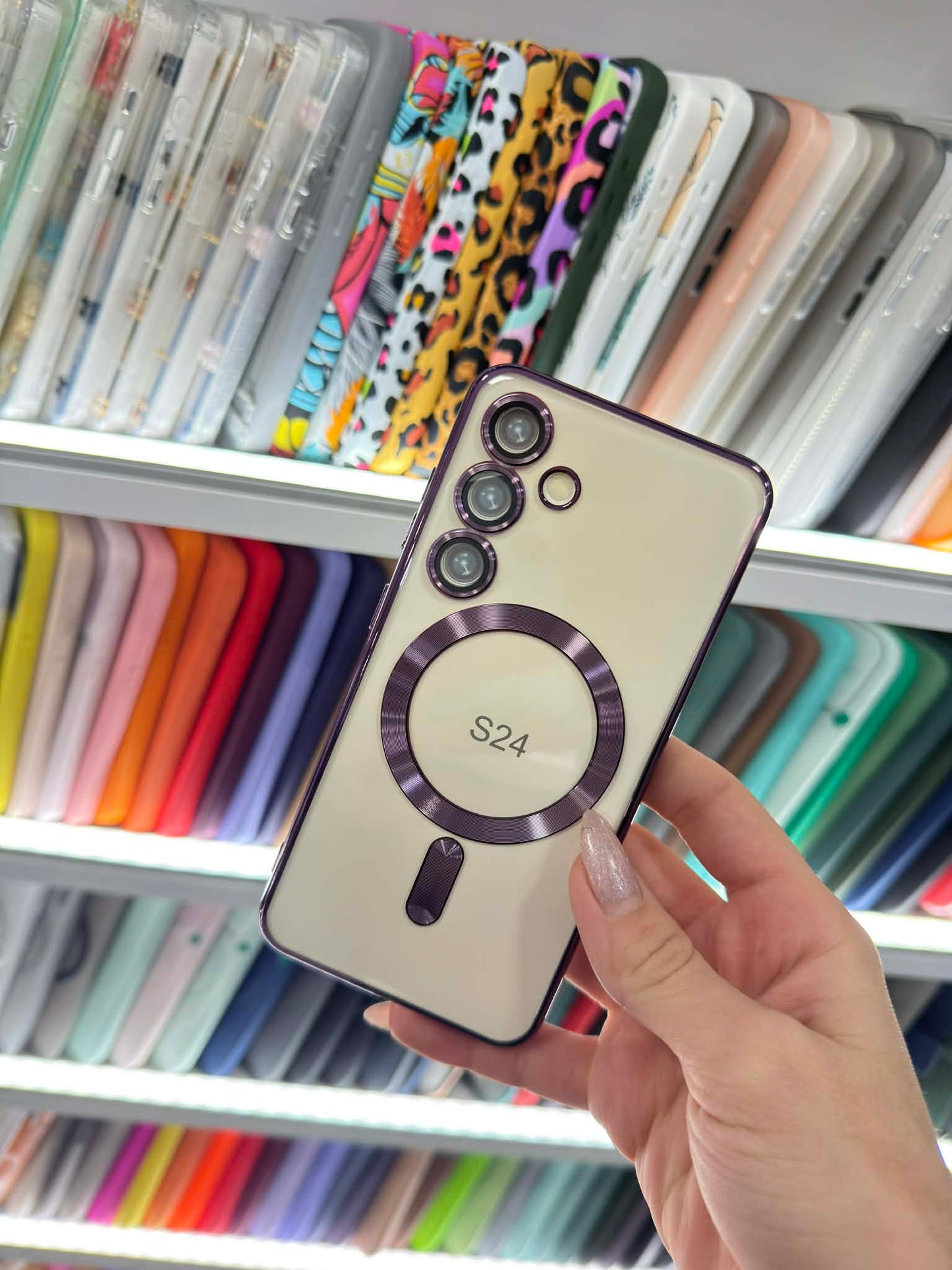 MagSafe Clear Purple Кейс