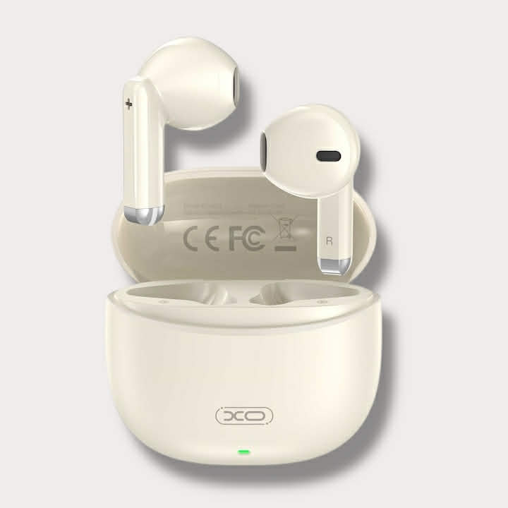 Безжични слушалки, XO-X33 Mini Jade Crystals - Крем