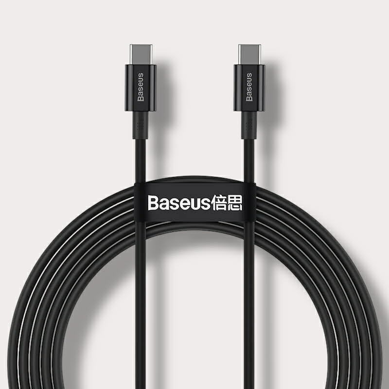 Кабел BASEUS Type-C - Type-C, 1м, 100W, Superior S