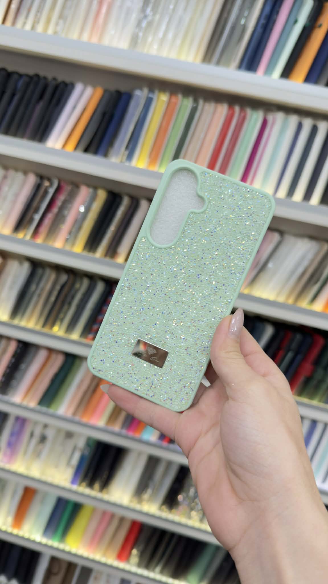 Green Glitter Кейс