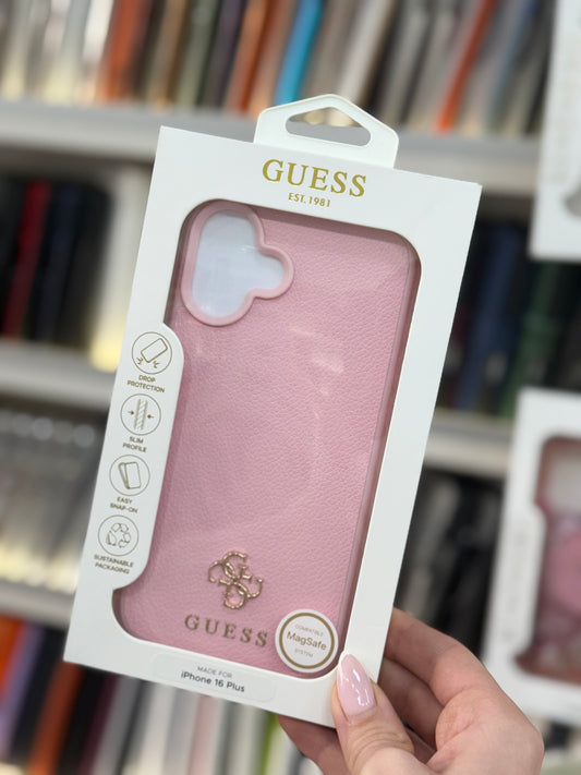 Guess Pink 4G Logo Кейс
