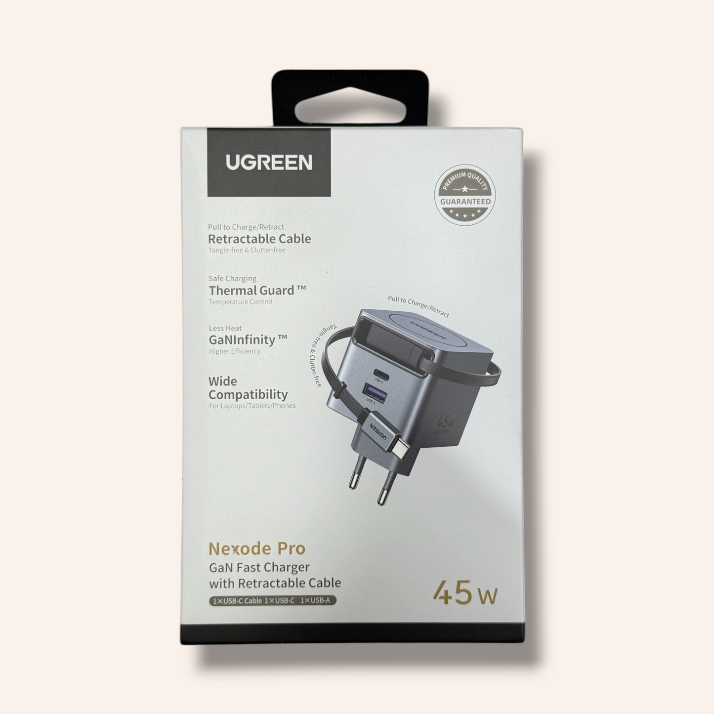 USB зарядно, 2x Type-C,Fast Charge, 45W - Ugreen