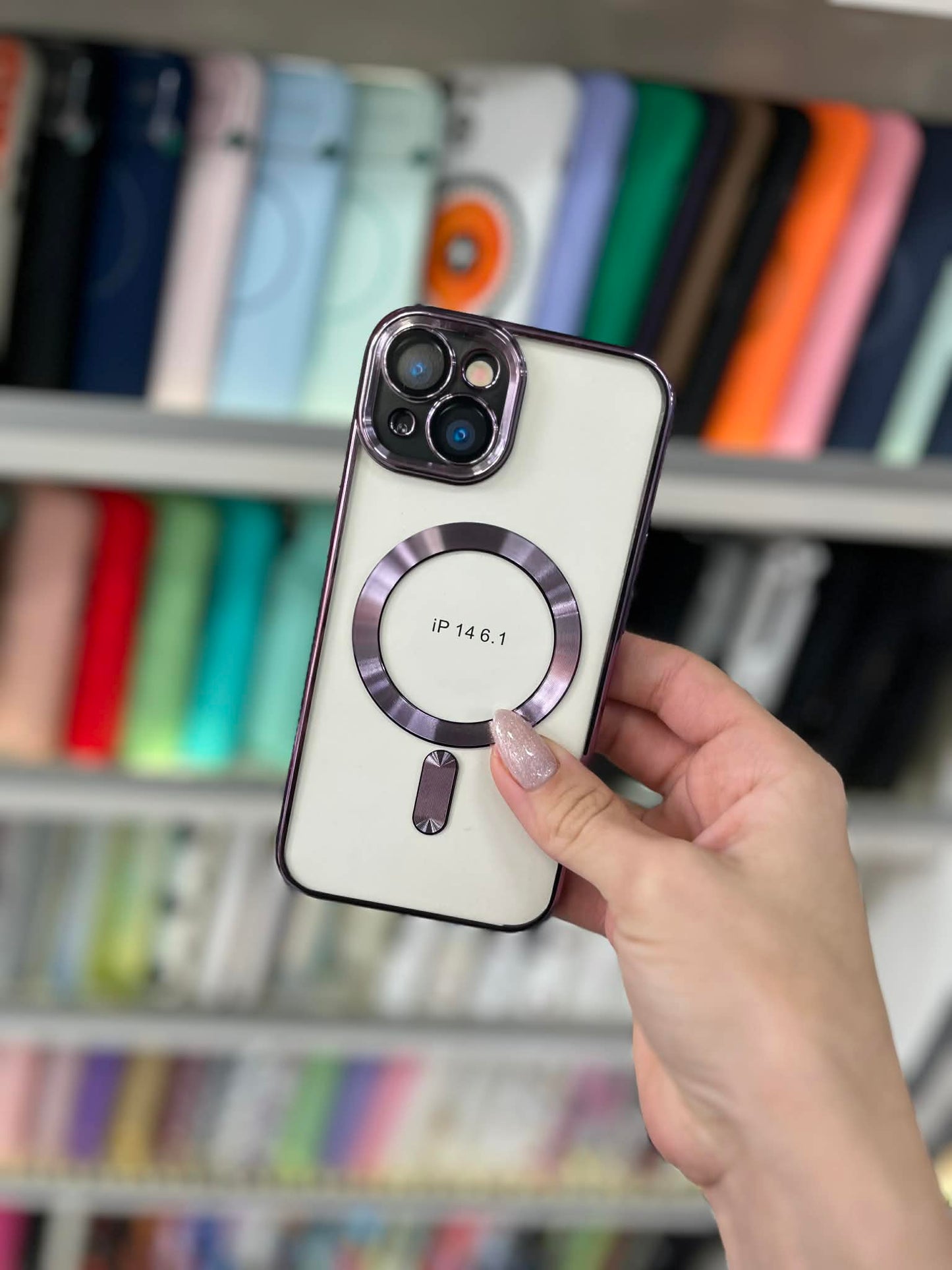MagSafe Clear Purple Кейс