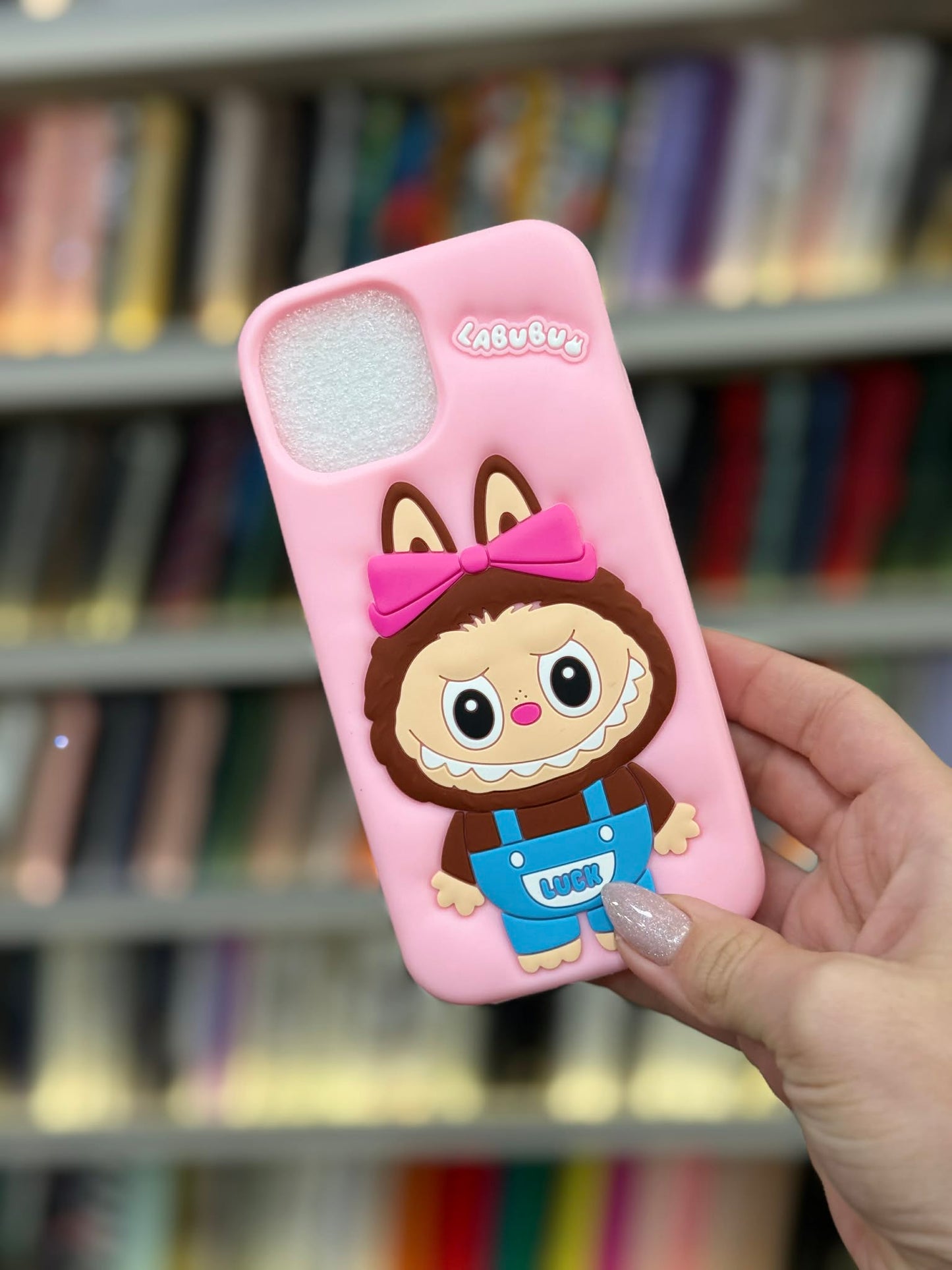 Labubu Pink Bow Кейс