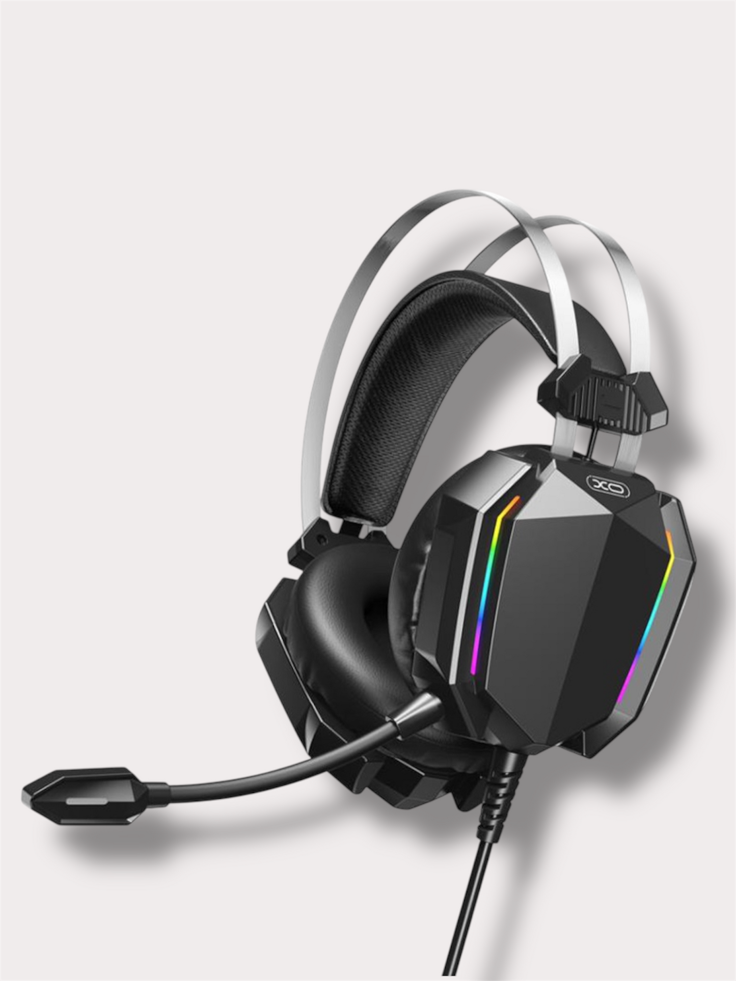 XO Геймърски слушалки 3.5mm + USB-A, GE-07 с микрофон /черни/