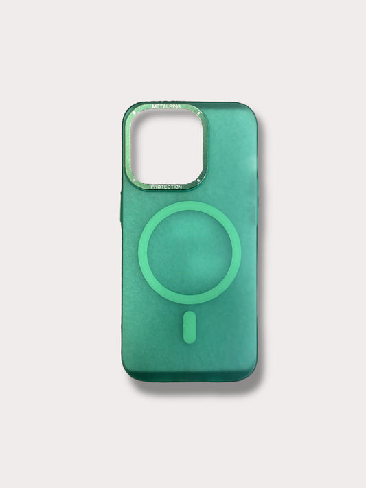 Clear Green MagSafe Кейс