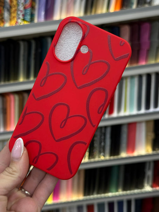 Red Heart Love Кейс