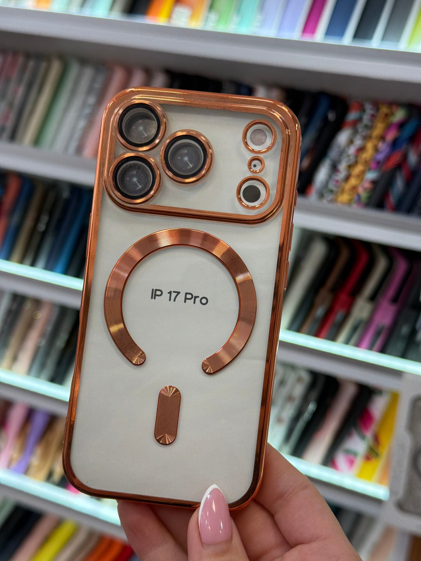 MagSafe Clear Orange Кейс