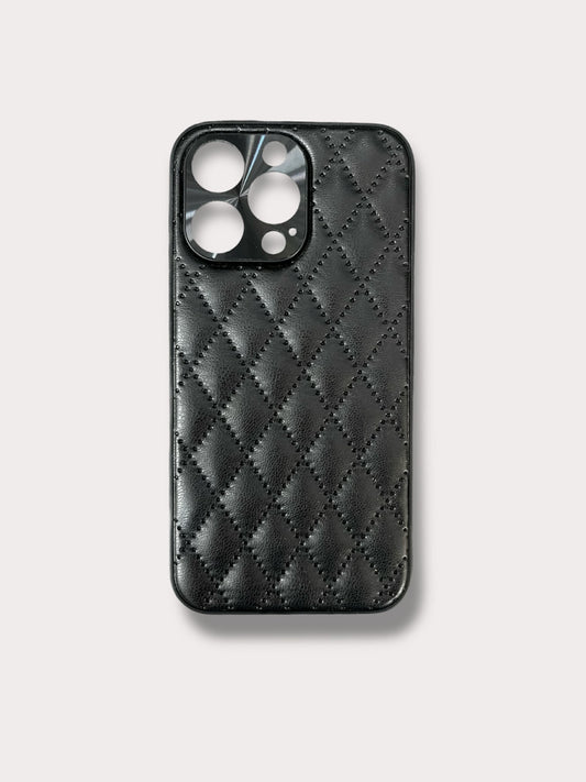 Black Quilted Elegance Кейс