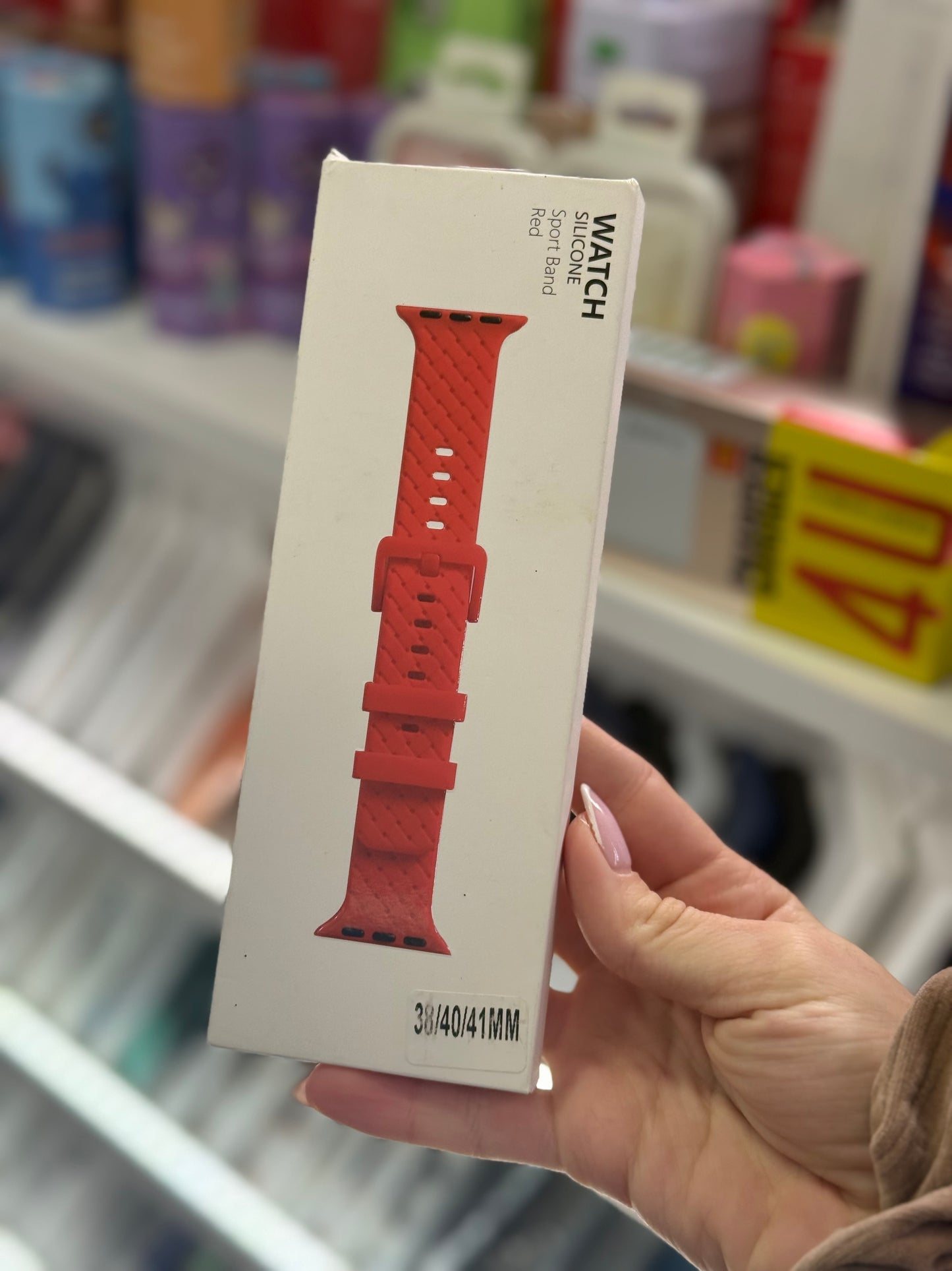 Силиконова каишка Apple Watch 38/40/41мм