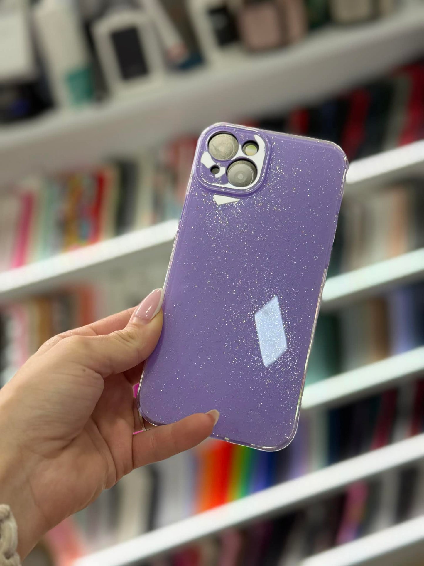Purple Glitter Кейс