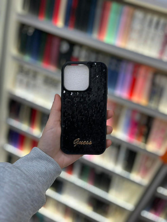 Guess Black Sequin Кейс