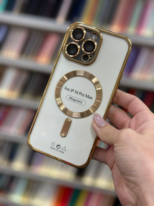 MagSafe Clear Gold Кейс