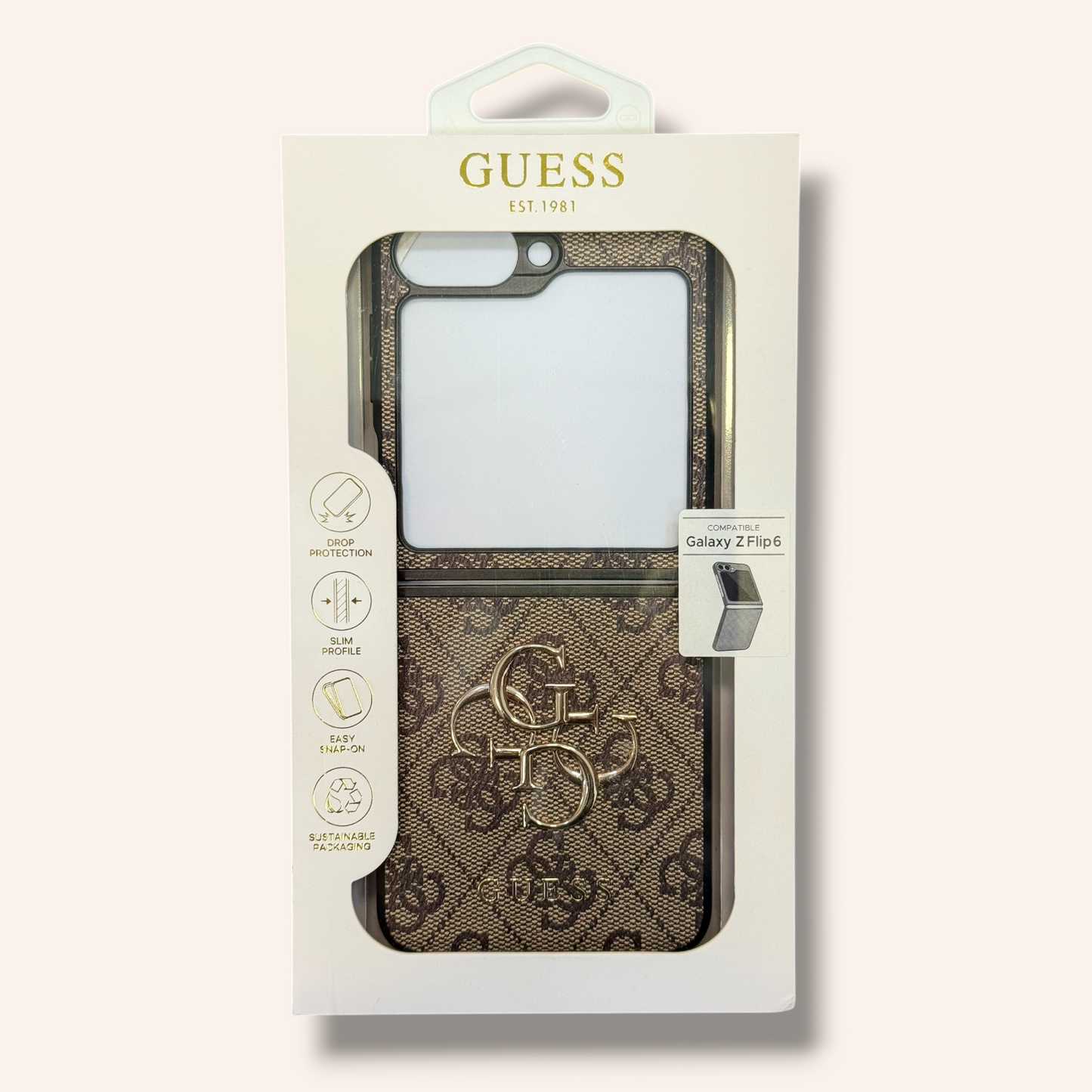 Guess 4G logo Кейс Z Flip 6