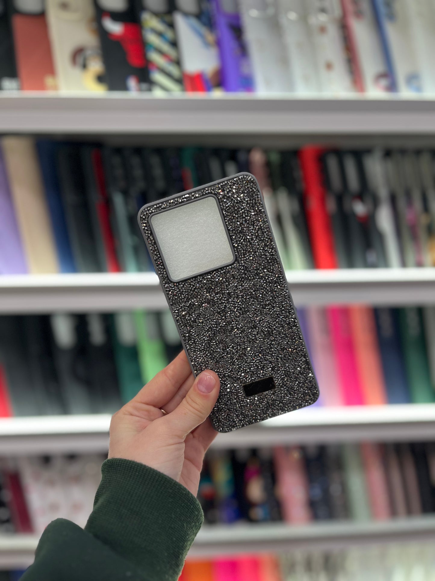 Gray Glitter Кейс