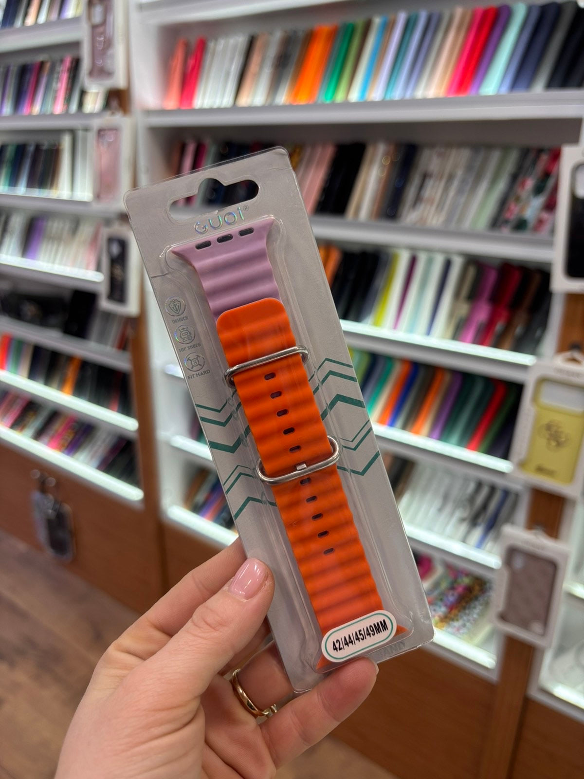 Силиконова каишка Apple Watch 42/44/45/49мм