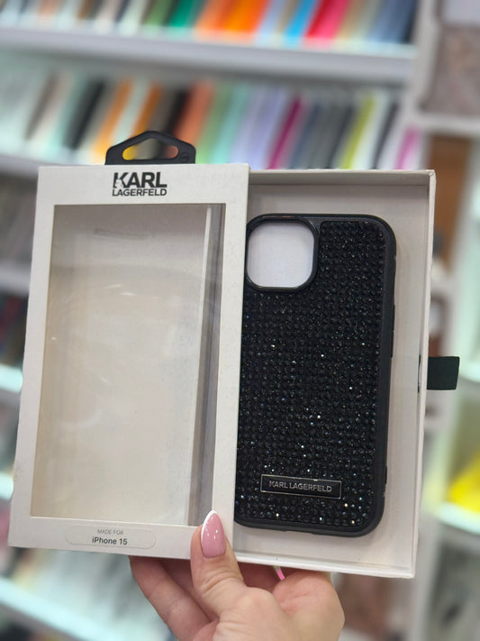 Karl Lagerfeld Glitter Кейс - iPhone 15