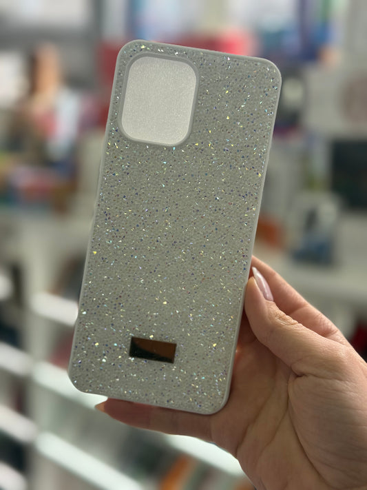 White Glitter Кейс