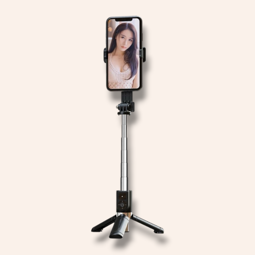 XO Селфи стик, Tripod Stand  с огледалце, Bluetooth